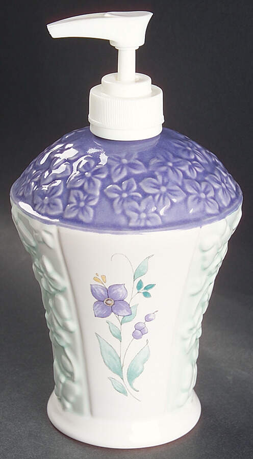 April Sculpted Lotion Dispenser by Pfaltzgraff-1