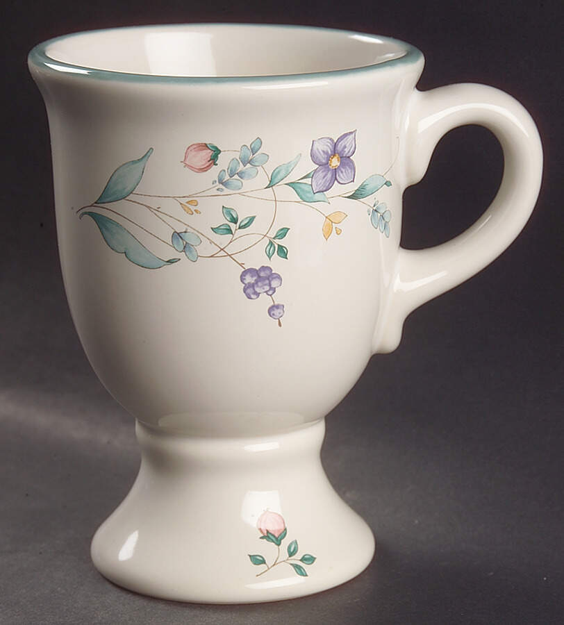 April Pedestal Mug by Pfaltzgraff-1