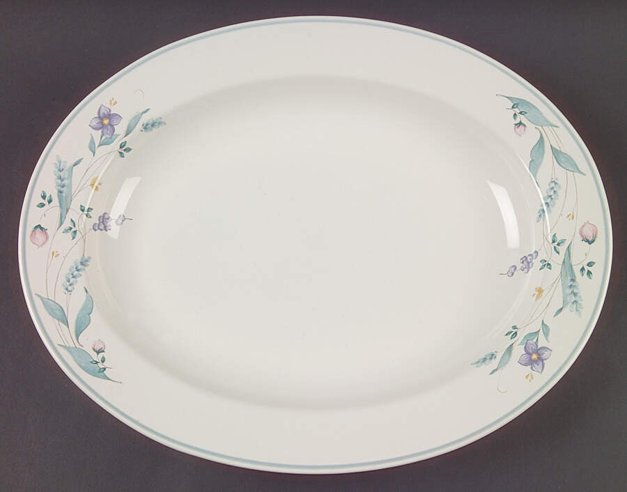 April 14" Deep Oval Serving Platter by Pfaltzgraff-1
