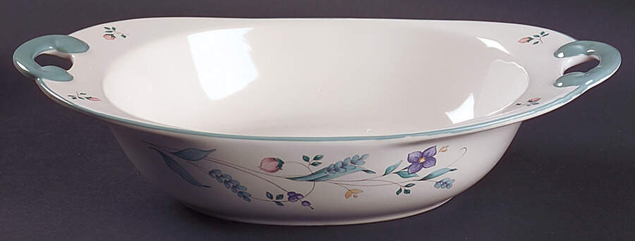 April 13" Nesting Handled Oval Serving Bowl by Pfaltzgraff-1