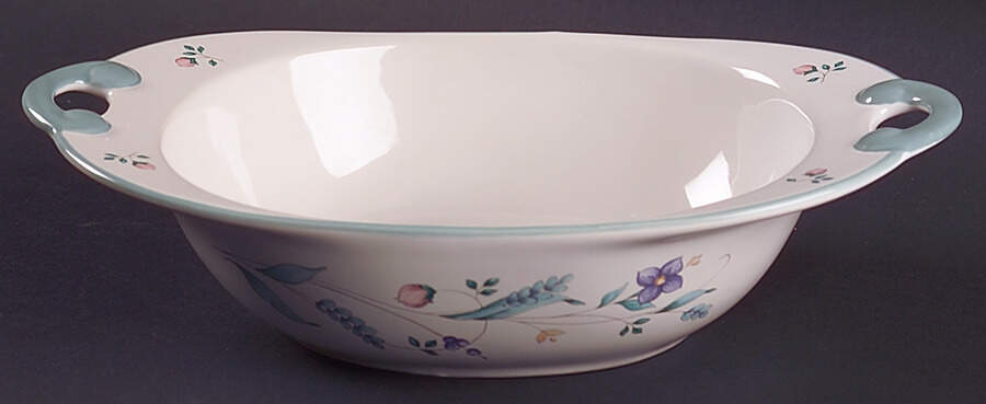 April 11" Nesting Handled Oval Serving Bowl by Pfaltzgraff-1