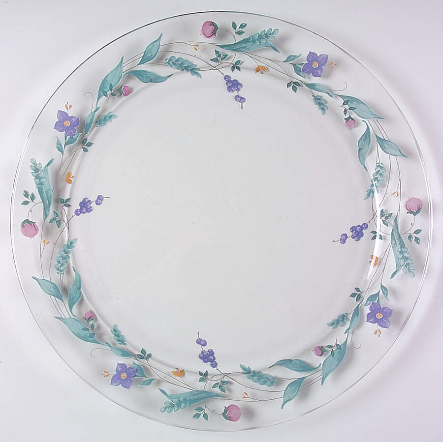 April Round Glassware Platter by Pfaltzgraff-1