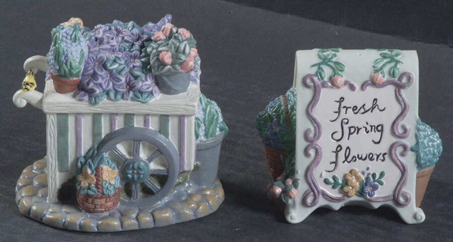 April Sculpted Salt & Pepper Set by Pfaltzgraff-1