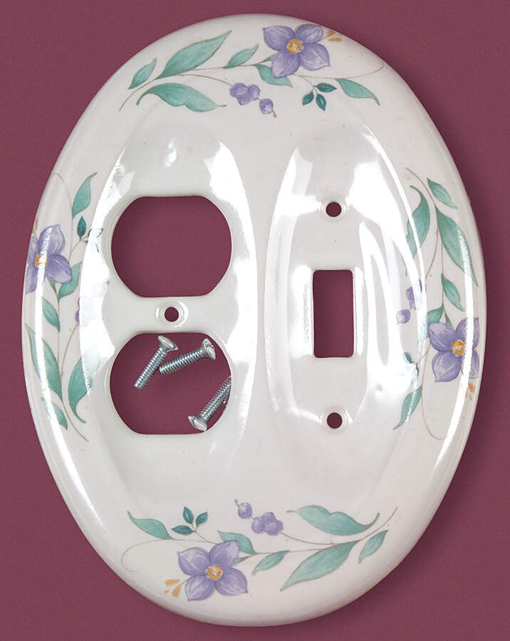 April Combination Switchplate-Outlet Cover by Pfaltzgraff-1