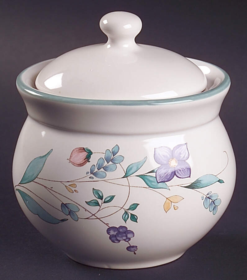 April Sugar Bowl & Lid by Pfaltzgraff-1