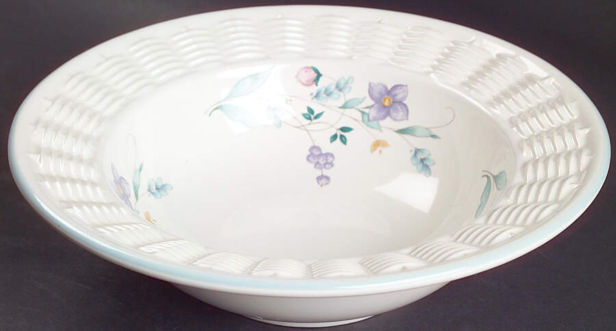 April Small Wicker Trim Bowl by Pfaltzgraff-1
