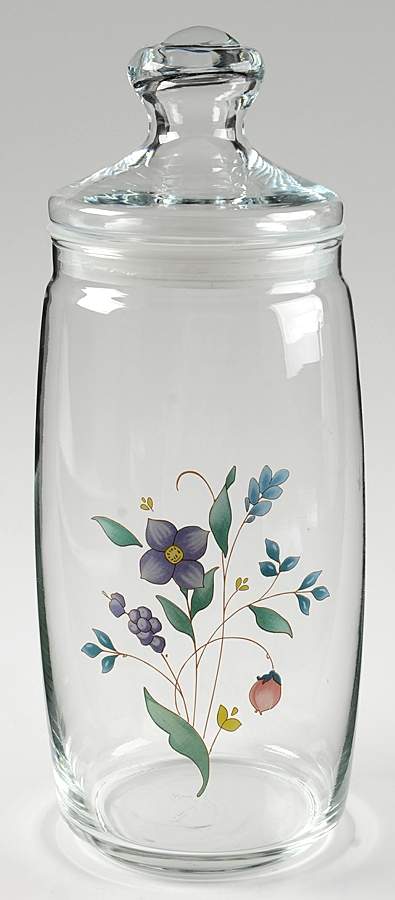 April Large Glassware Storage Jar & Lid by Pfaltzgraff-1