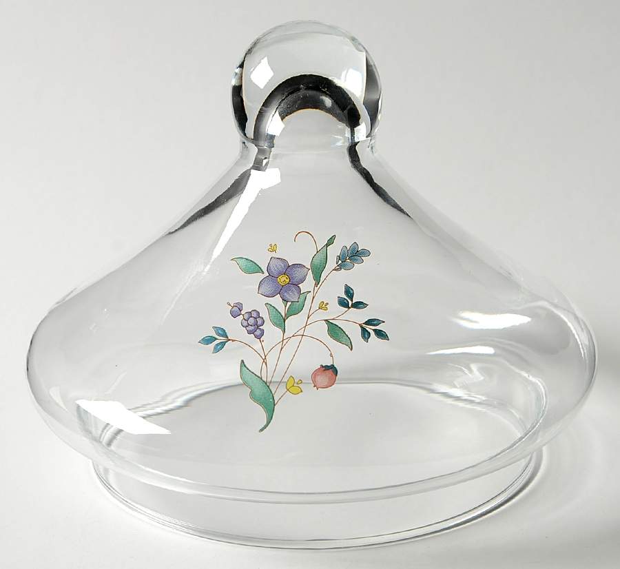 April Lid for Glassware Candy Jar by Pfaltzgraff-1