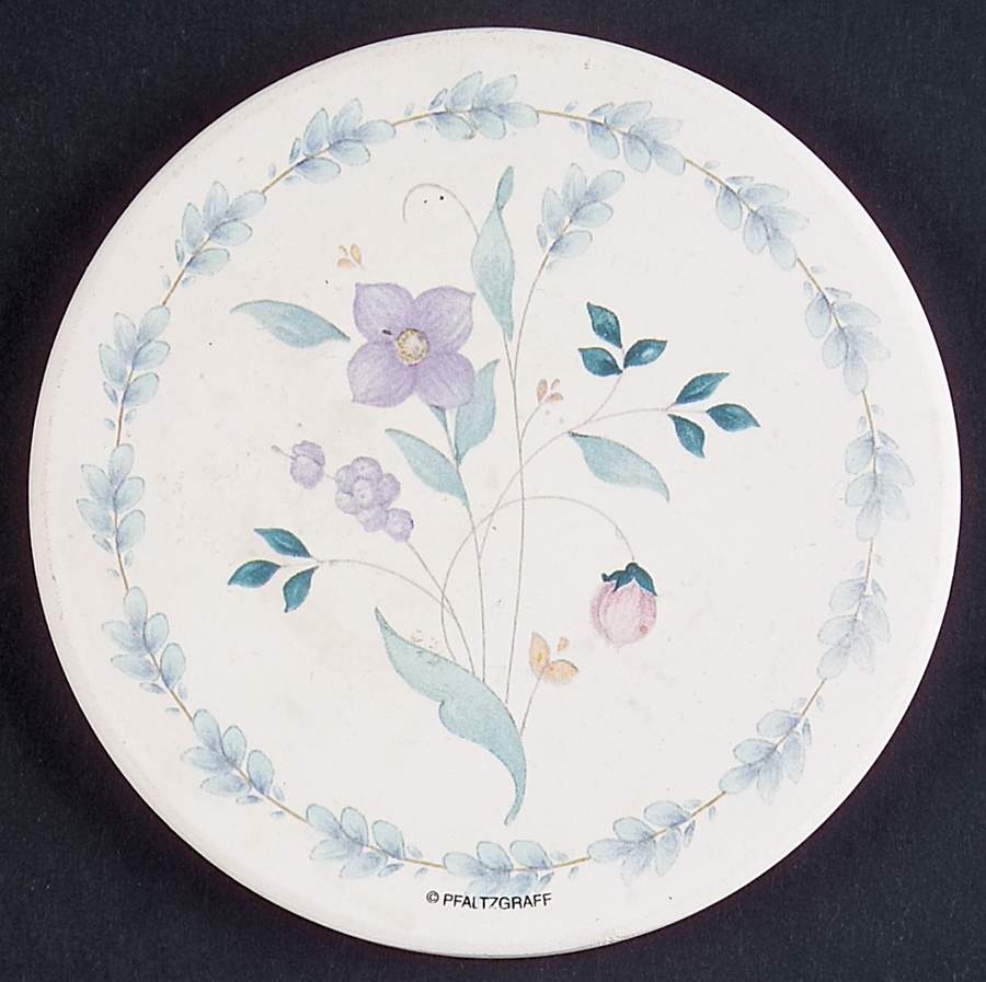 April Individual Deco Stone Coaster by Pfaltzgraff-1
