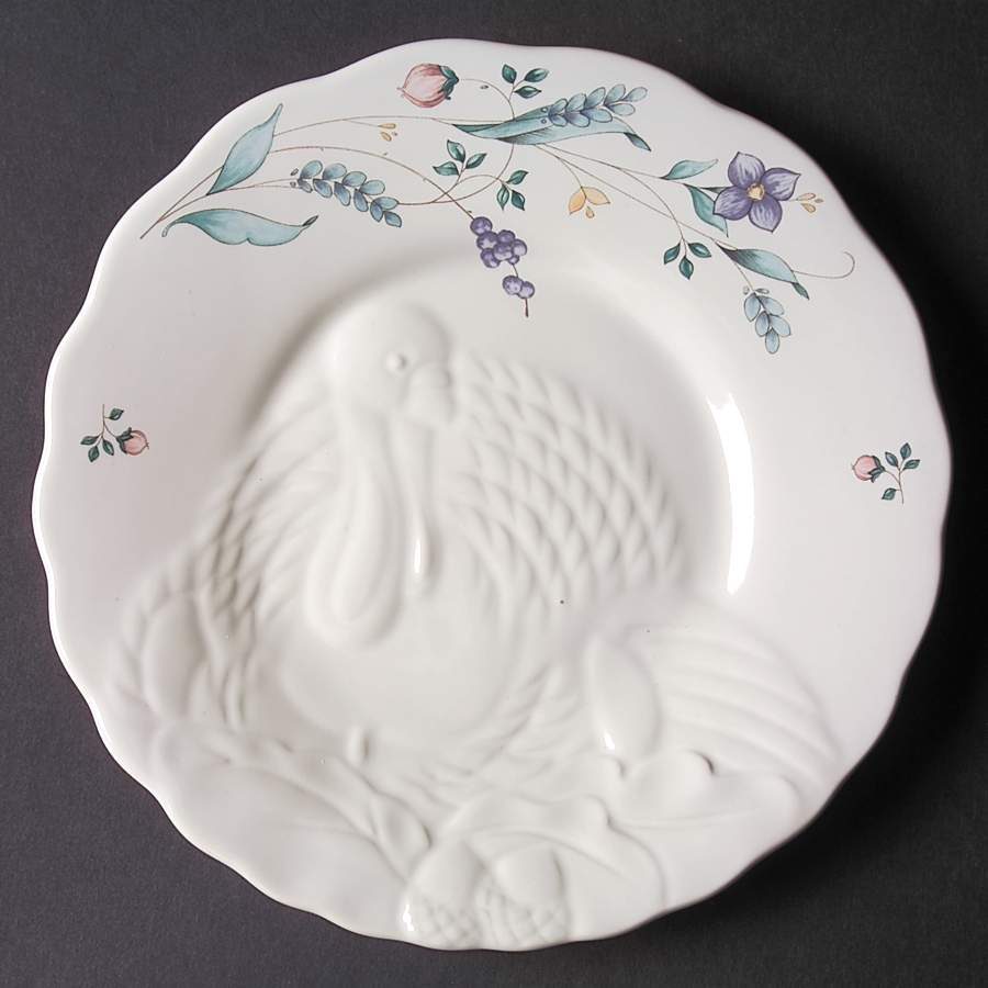 April Turkey Embossed Buffet Plate by Pfaltzgraff-1