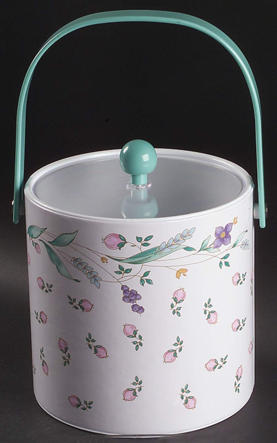 April Plastic Ice Bucket & Lid by Pfaltzgraff-1