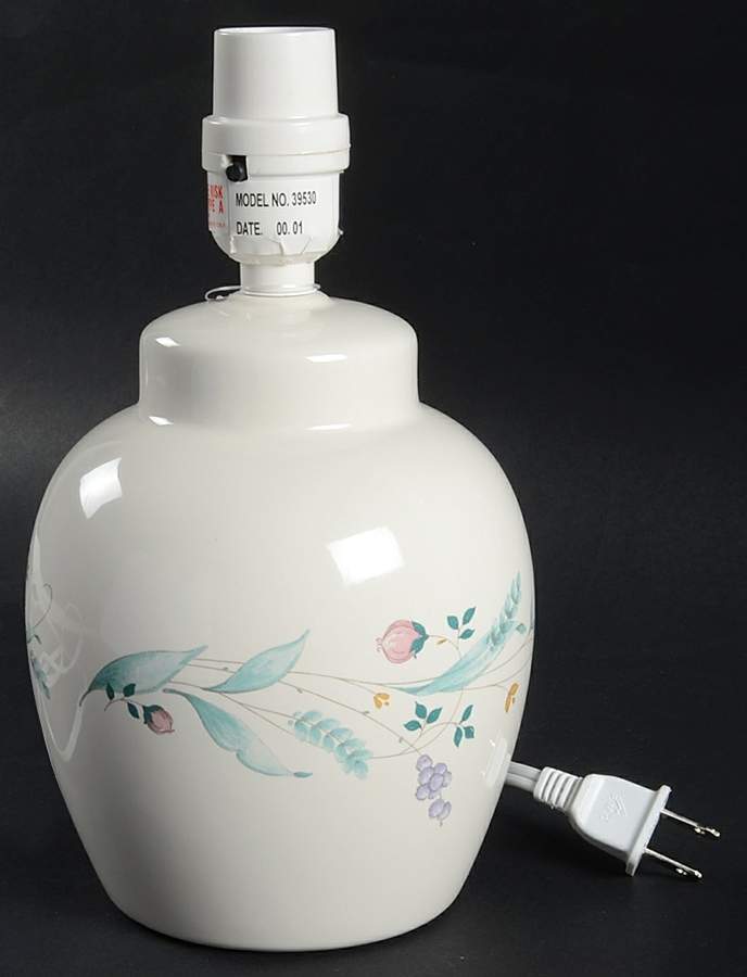 April Electric Lamp No Shade by Pfaltzgraff-1