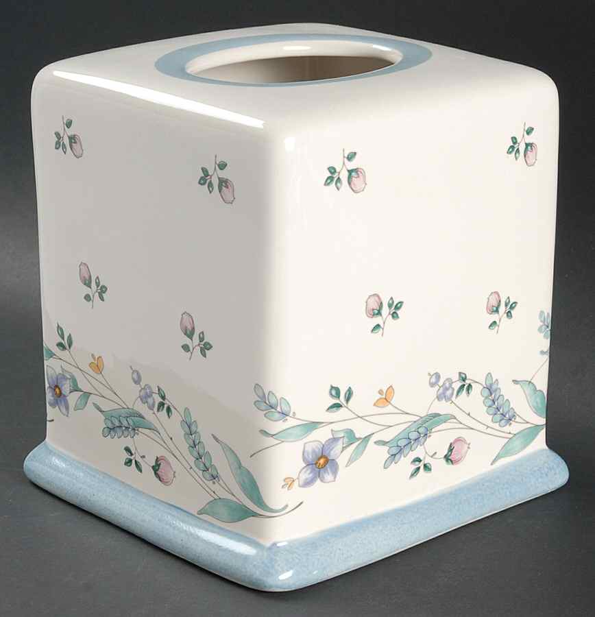 April Square Tissue Box Cover by Pfaltzgraff-1