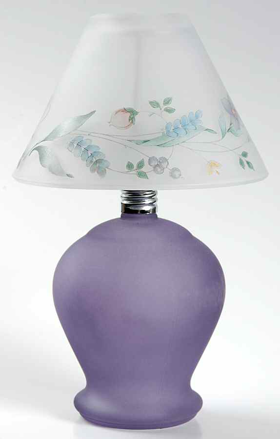 April Tea Light Lamp with Shade by Pfaltzgraff-1