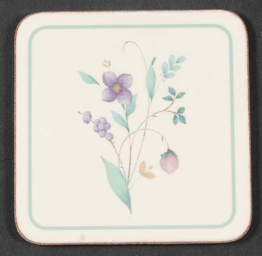 April Cork Back Square Coaster by Pfaltzgraff-1