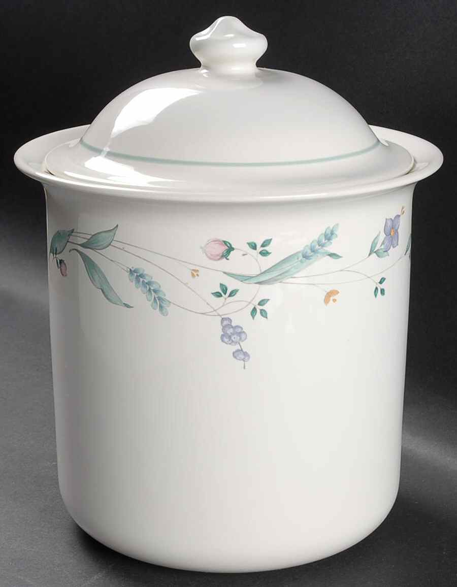 April Extra Large Canister & Lid with Seal Ring by Pfaltzgraff-1