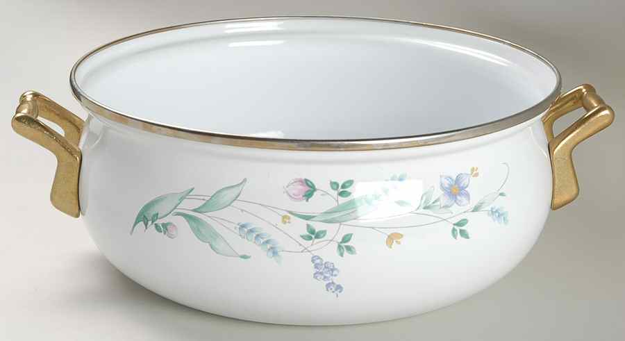 April 4.5 Quart Metal Casserole, No Lid by Pfaltzgraff-1