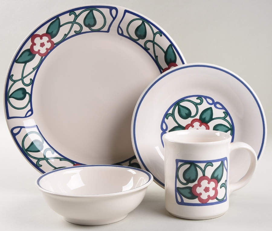 Arbor Vine 4 Piece Place Setting by Pfaltzgraff-1