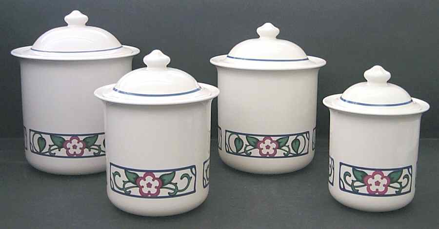 Arbor Vine (4 Piece) Canister Set (Box Set) by Pfaltzgraff-1