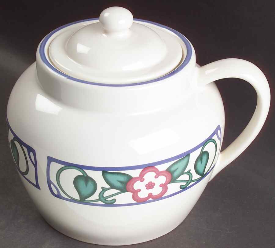 Arbor Vine Bean Pot & Lid by Pfaltzgraff-1