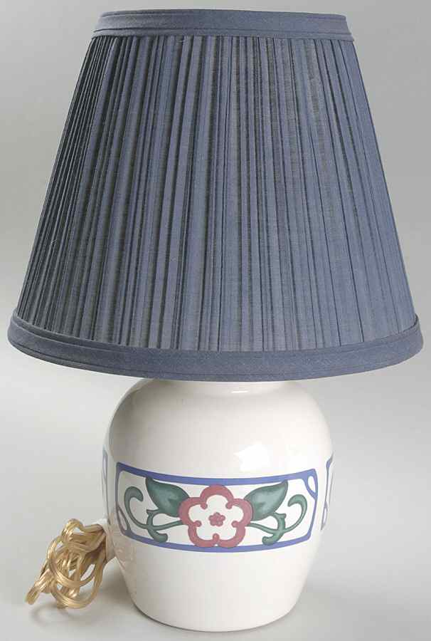 Arbor Vine 12" Electric Lamp & Shade by Pfaltzgraff-1