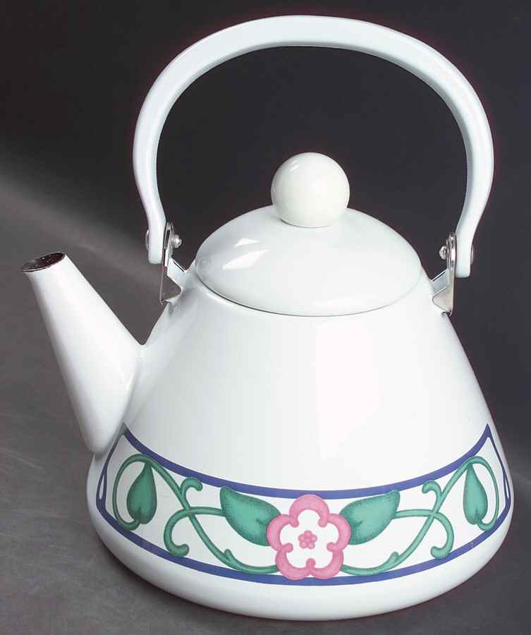 Arbor Vine Metal Kettle & Lid by Pfaltzgraff-1