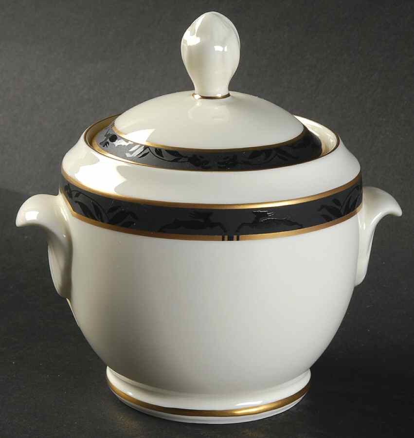 Astoria Sugar Bowl & Lid by Pfaltzgraff-1