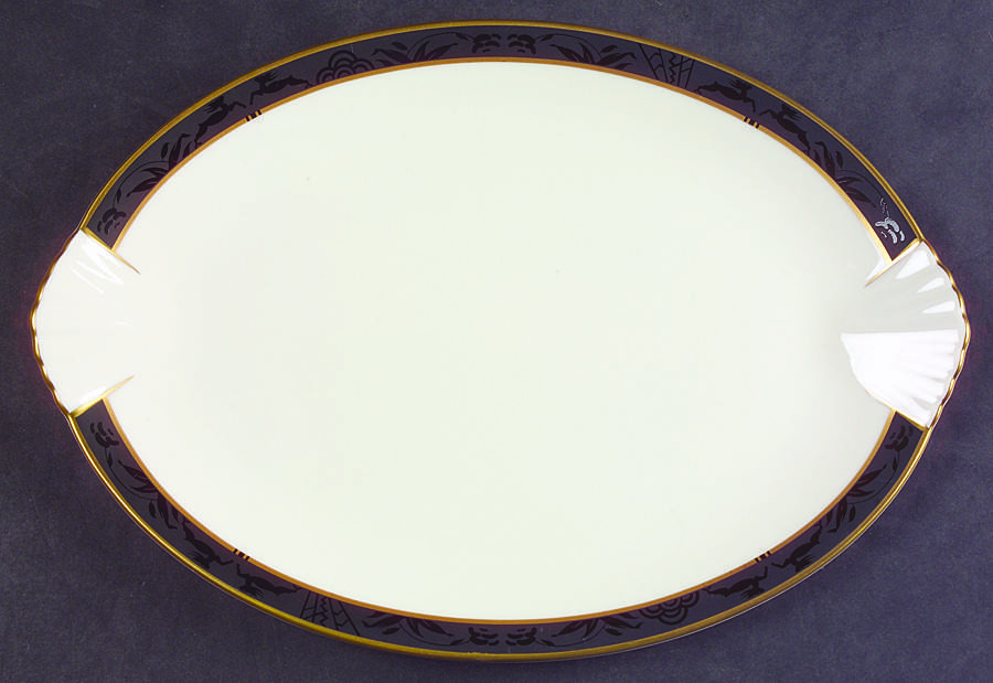 Astoria 10" Oval Serving Platter by Pfaltzgraff-1