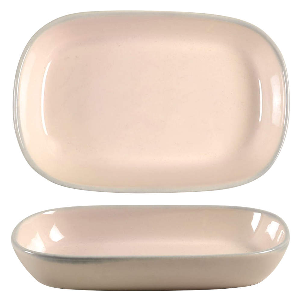 Aura Pink Hors d'Oeuvres Dish by Pfaltzgraff-1