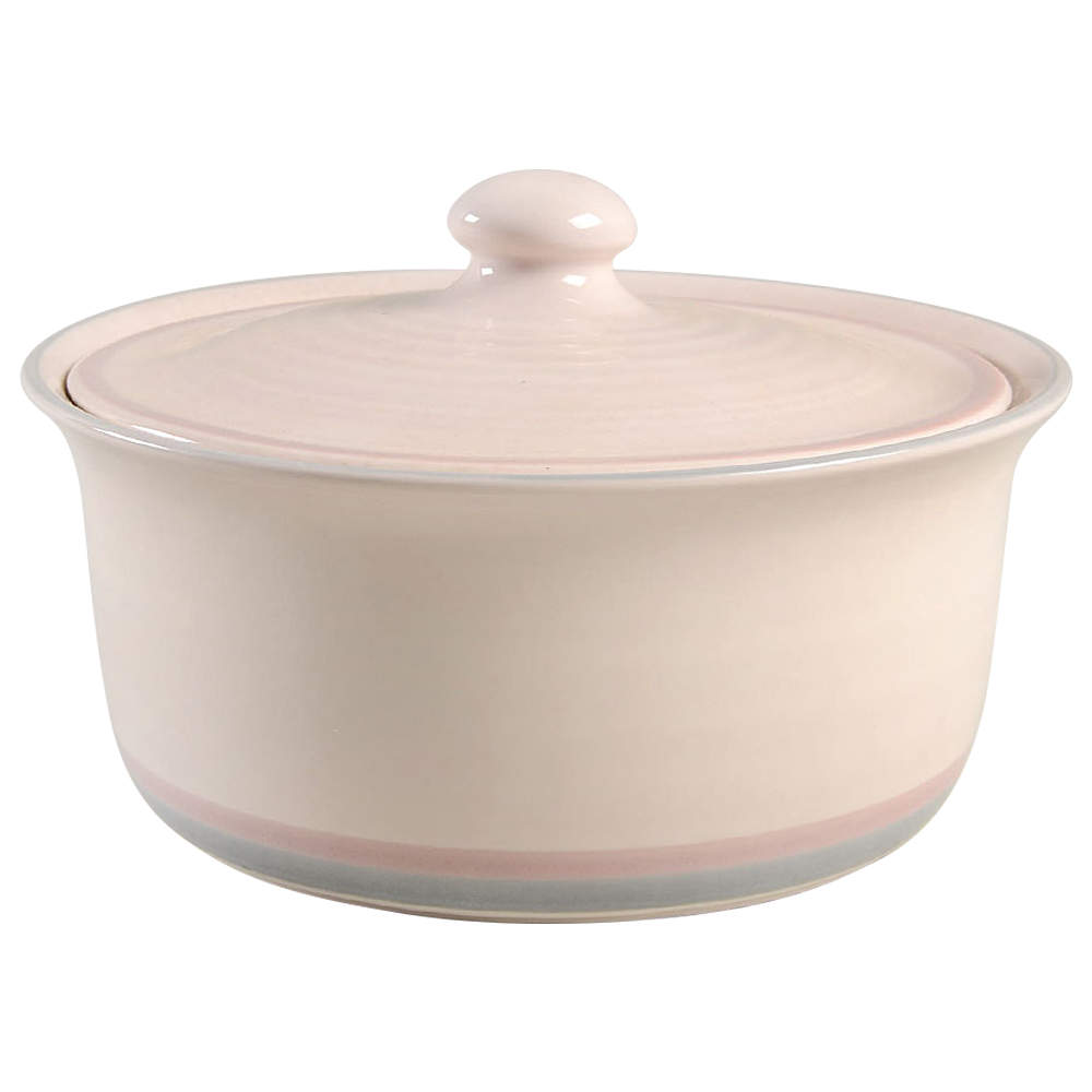 Aura Pink 2 Qt Round Covered Casserole by Pfaltzgraff-1