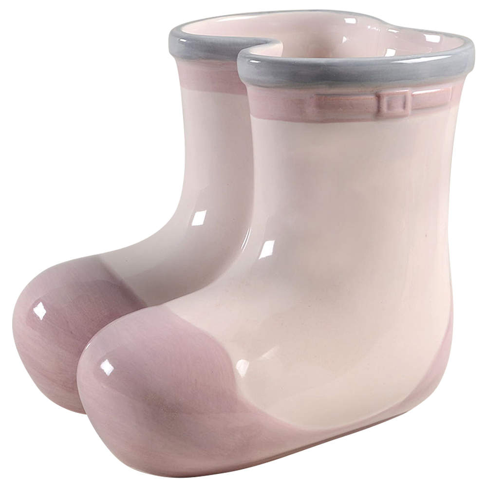 Aura Pink Boots Planter by Pfaltzgraff-1