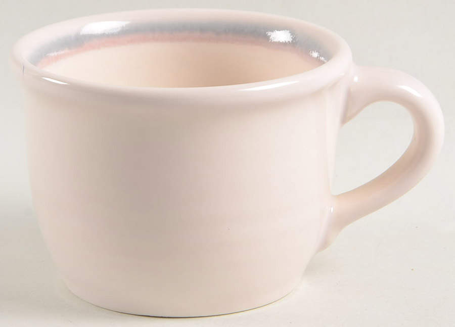 Aura Pink Flat Cup by Pfaltzgraff-1