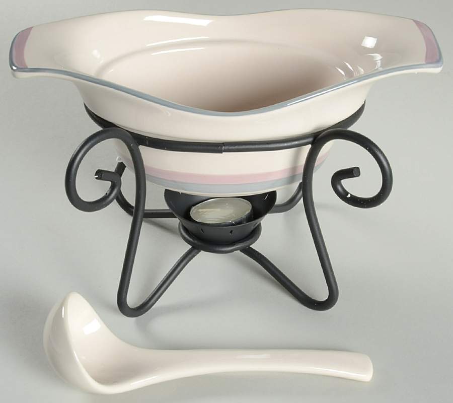 Aura Pink Metal Stand for Gravy Server by Pfaltzgraff-1