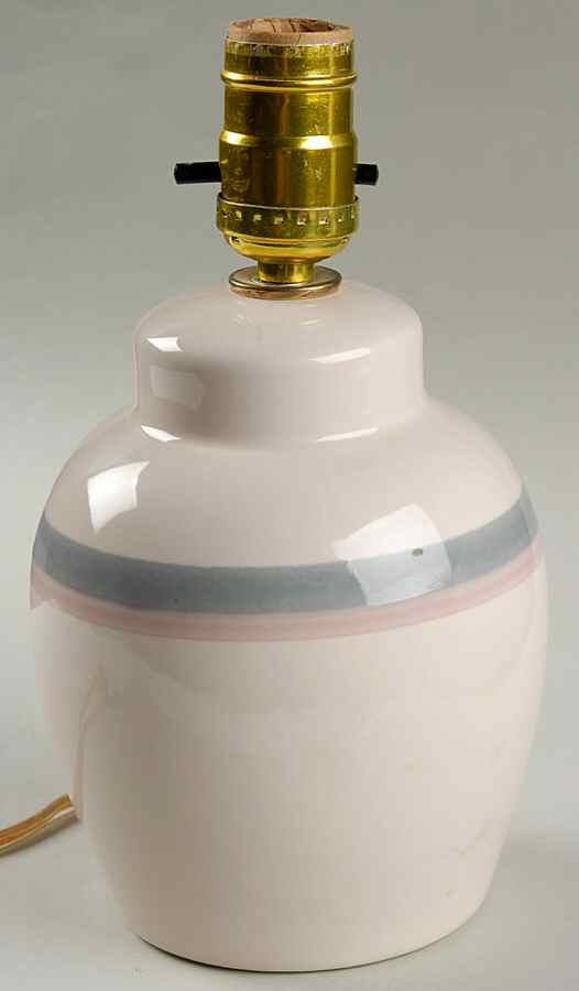 Aura Pink Electric Lamp No Shade by Pfaltzgraff-1