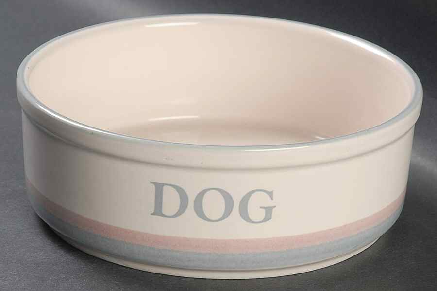 Aura Pink Dog Bowl by Pfaltzgraff-1