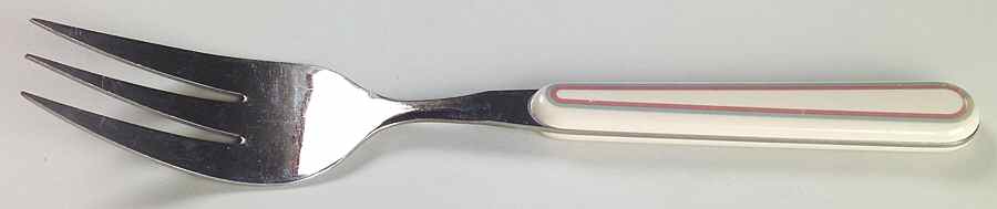 Aura Pink Cold Meat Fork by Pfaltzgraff-1