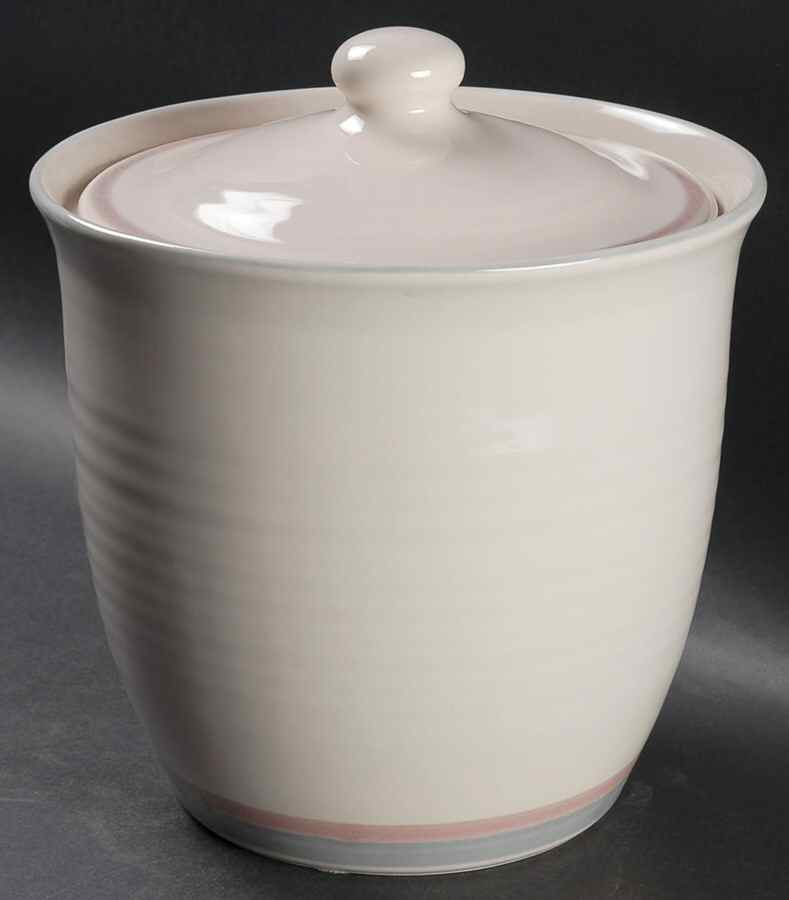 Aura Pink Large Canister & Lid by Pfaltzgraff-1