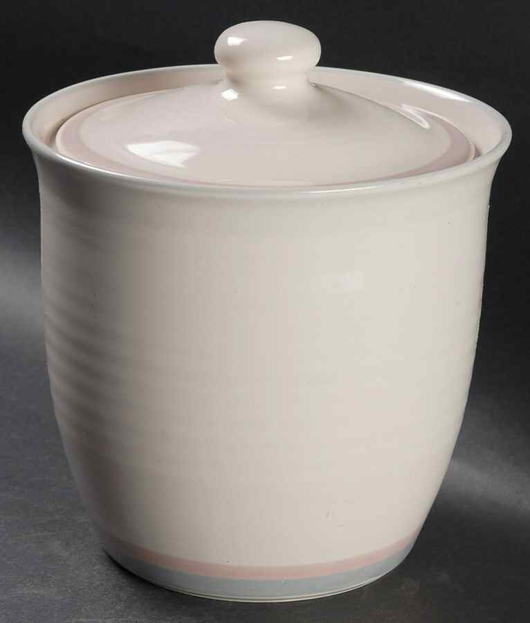 Aura Pink Small Canister & Lid by Pfaltzgraff-1