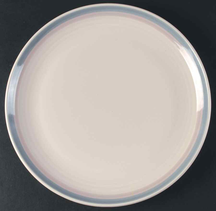 Aura Pink Large Dinner Plate w/1st Year Back Stamp by Pfaltzgraff-1