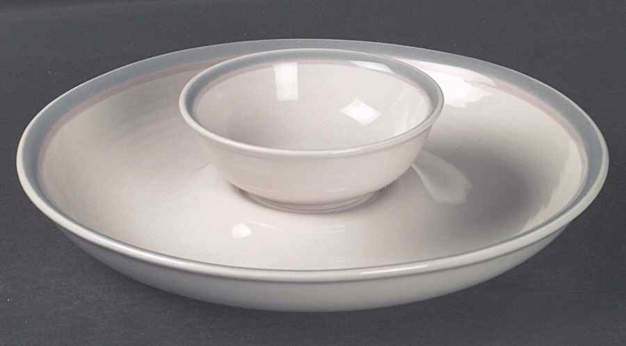 Aura Pink Chip/Dip Set (2 Piece) by Pfaltzgraff-1