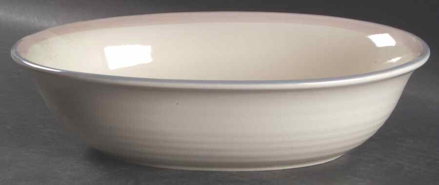 Aura Pink 10" Oval Vegetable Bowl by Pfaltzgraff-1