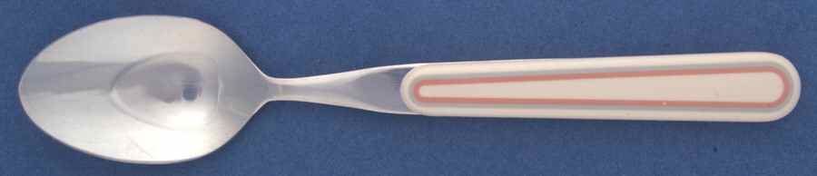 Aura Pink Place/Oval Soup Spoon by Pfaltzgraff-1