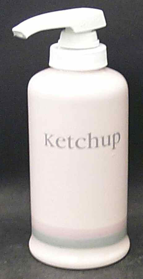 Aura Pink Ketchup Dispenser by Pfaltzgraff-1
