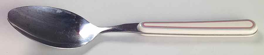Aura Pink Tablespoon (Serving Spoon) by Pfaltzgraff-1