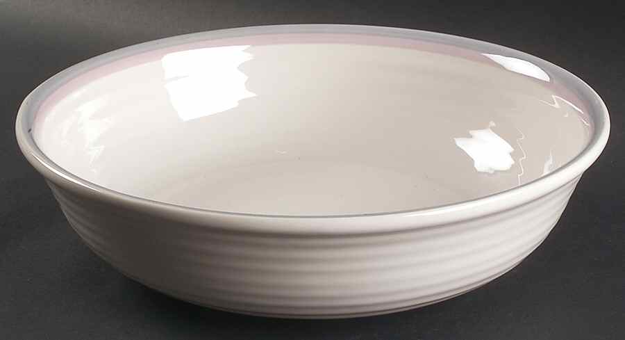 Aura Pink 11" Large Salad Serving Bowl by Pfaltzgraff-1