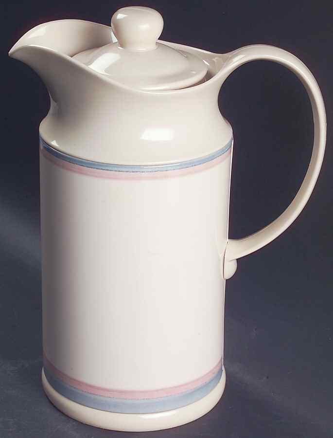 Aura Pink Plastic Thermos/Carafe & Lid by Pfaltzgraff-1