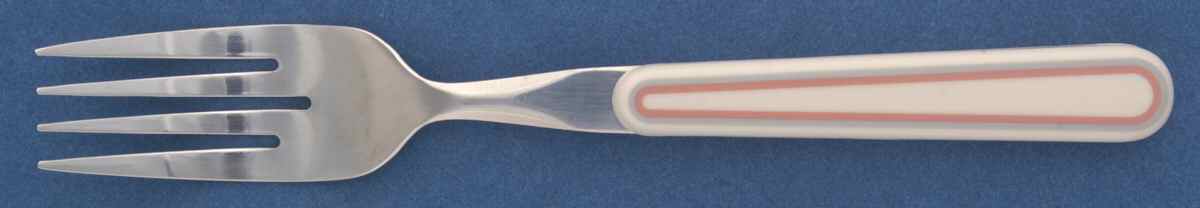 Aura Pink Individual Salad Fork by Pfaltzgraff-1