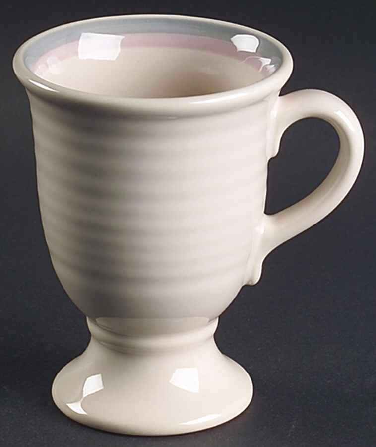 Aura Pink Pedestal Mug by Pfaltzgraff-1