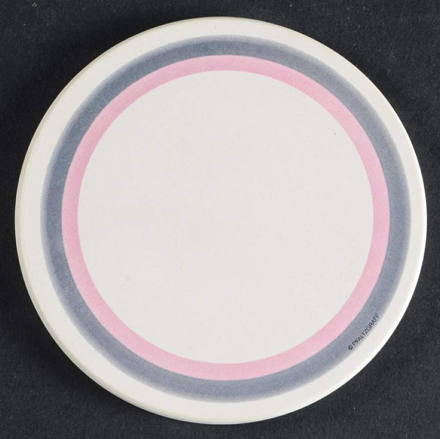 Aura Pink Round (Thirsty) Stone Coaster by Pfaltzgraff-1