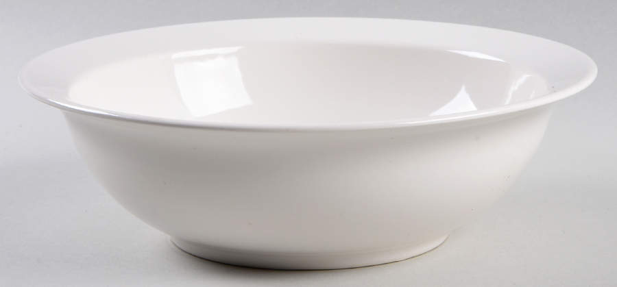 Basic White 9" Round Vegetable Bowl by Pfaltzgraff-1